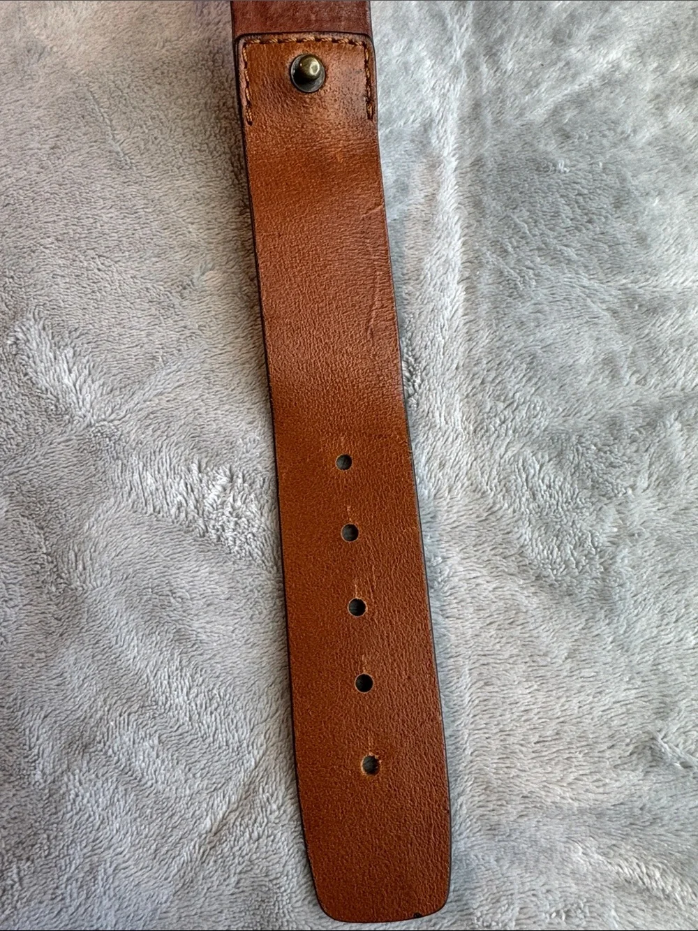 Sundance Rylee Leather Belt Brown Size Medium